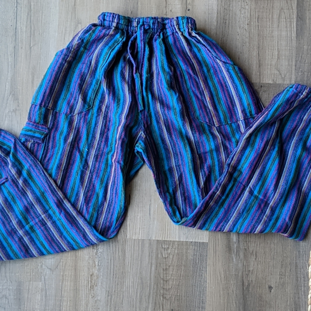 Hippie pants tie bottom
